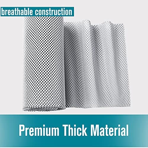 Iwtmm Shelf Liner 177 x 20 Non-Adhesive Non-Slip Durable White