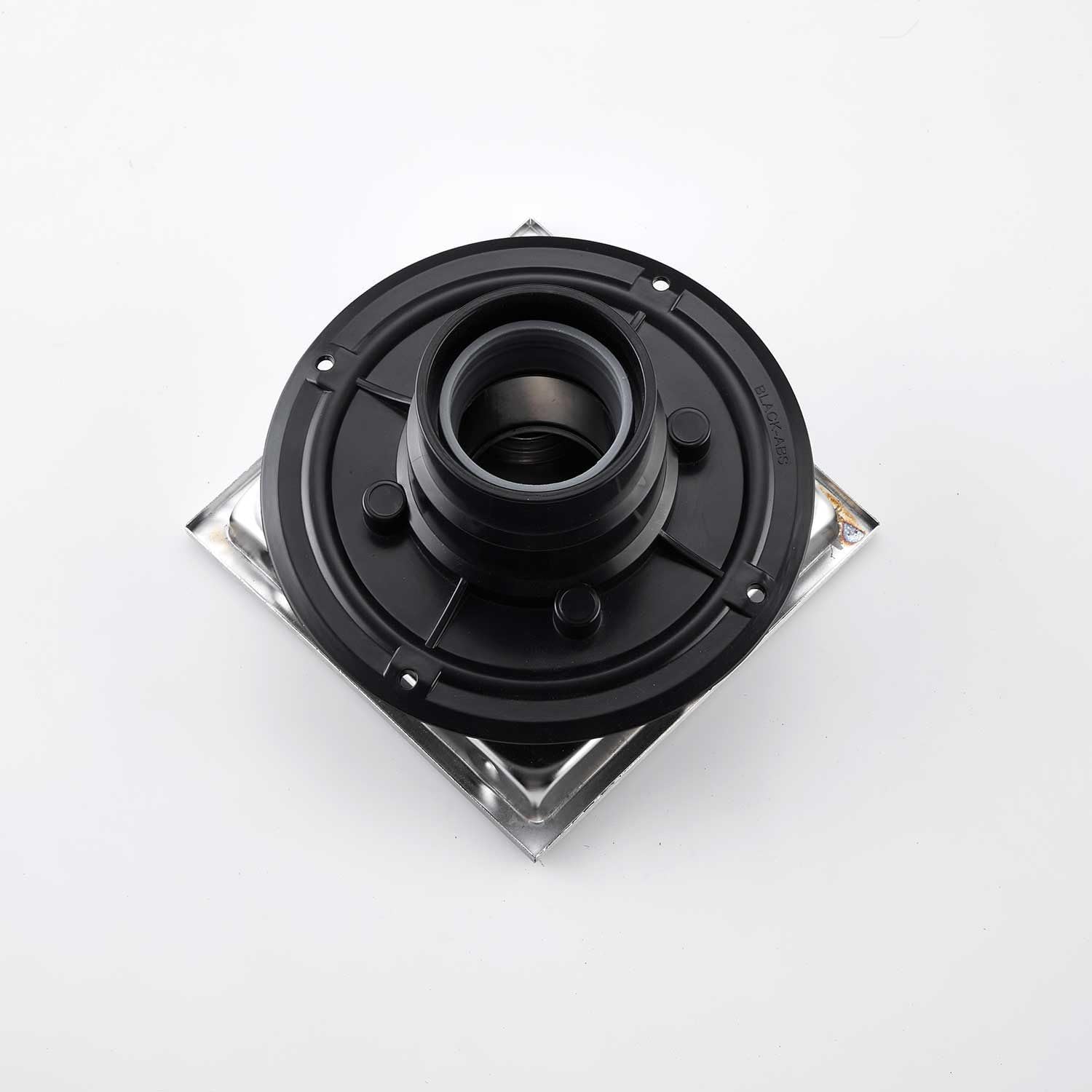 Heemab 6 Inch Square Shower Floor Drain