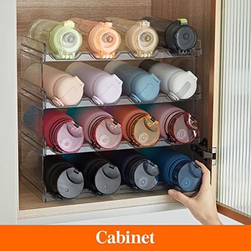 Lifewit Stackable Water Bottle Organizer 3Pack 1