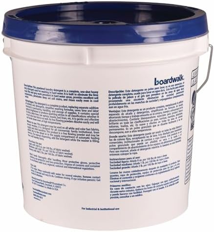 Boardwalk BWKHURACAN40 Low Suds Powder Laundry Detergent 40lb Pail