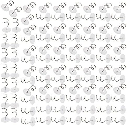 100 PCS Twist Pins with Clear Heads for Upholstery