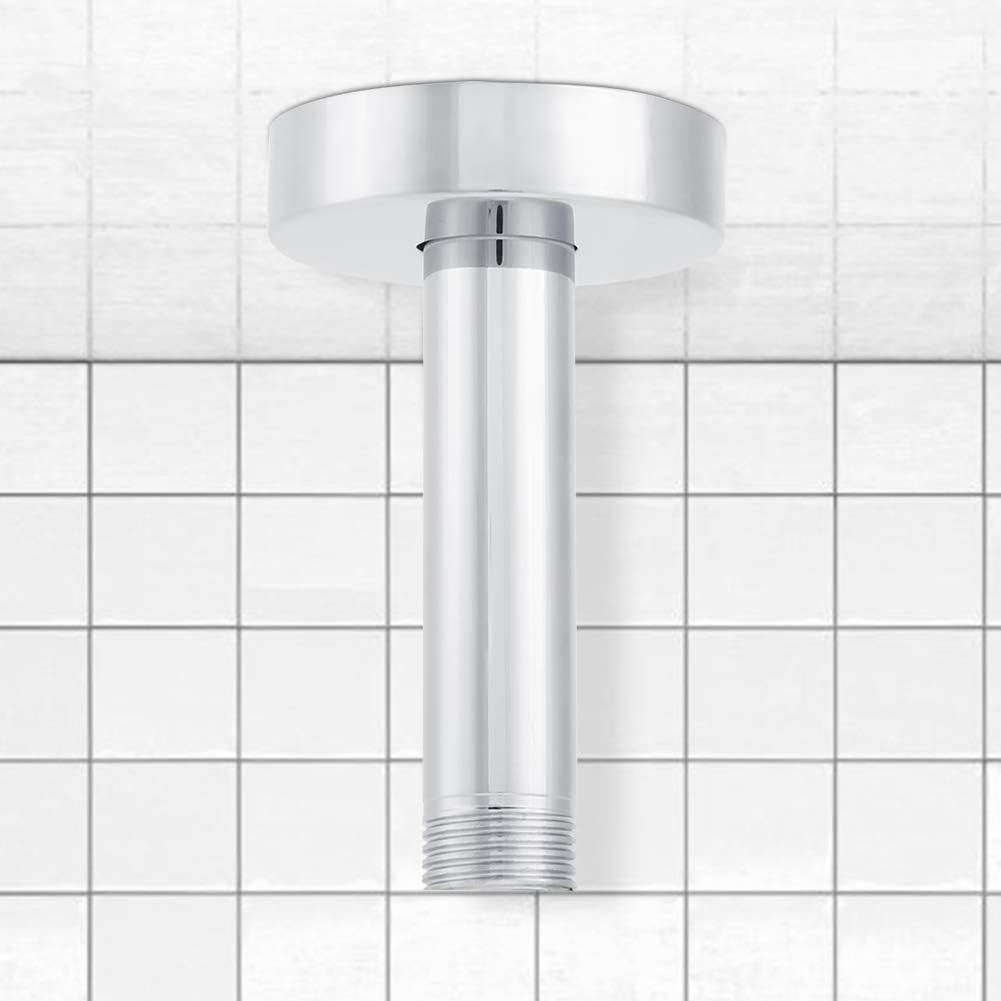 CRBWXONLIFE Straight Shower Arm G12in Stainless Steel Ceiling Mounted Shower Accessories