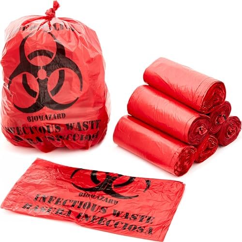 Mop Mob 150 Pk 10 Gallon Biohazard Waste Bags