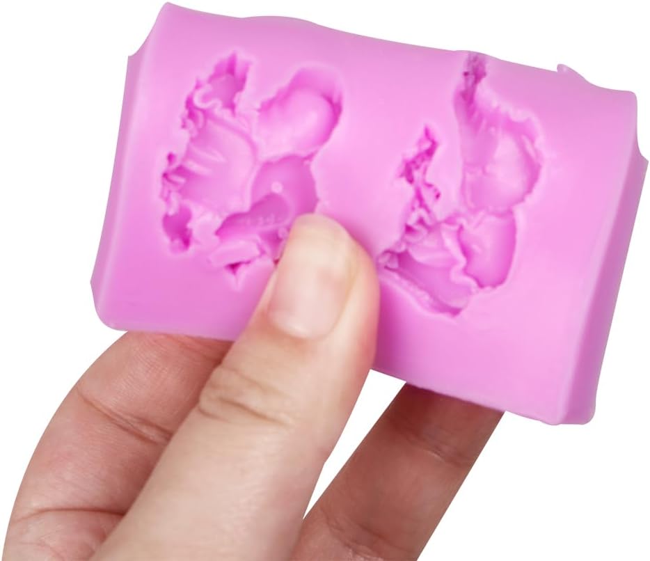 Elephant Silicone Chocolate Molds 2 Pcs for Cake Decorations