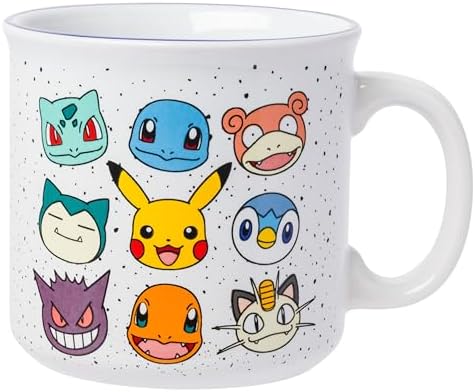 Silver Buffalo Pokemon Multi Face Camper Mug 20 Ounces