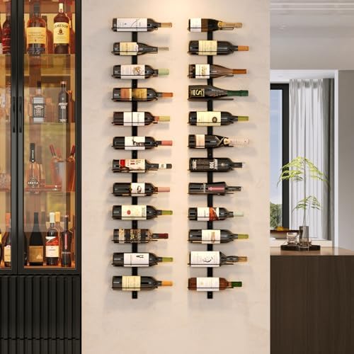 X-cosrack 24 Bottles Wall Mounted Wine Rack