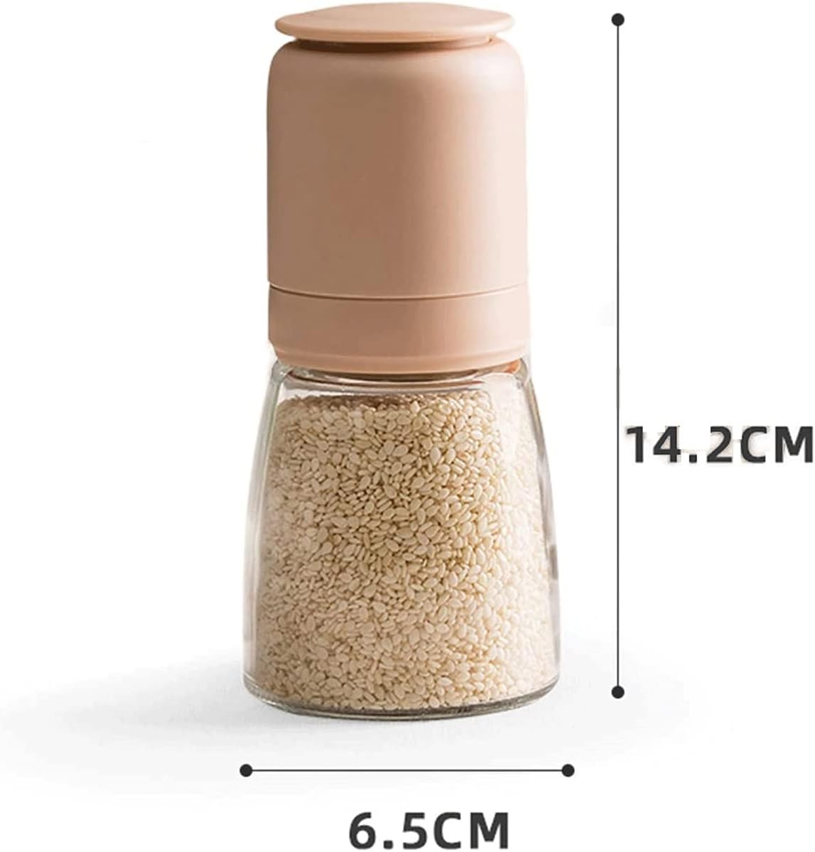 Ceramic Salt and Pepper Grinders Set 2Pcs