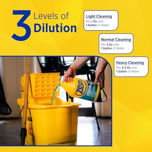 Zep Neutral pH Floor Cleaner 1 Gallon Concentrated