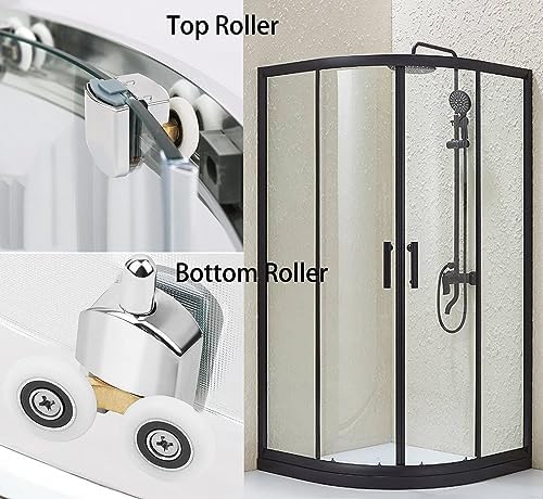 Cokritsm 25mm Shower Door Rollers 4-Pack
