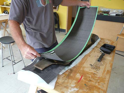 TRUE COMPOSITES Carbon Fiber Sheet Epoxy Kit 36x6 2x2 Twill 3K