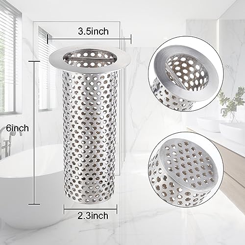 3 Inch Commercial Floor Drain Strainer with 6 Inch Height