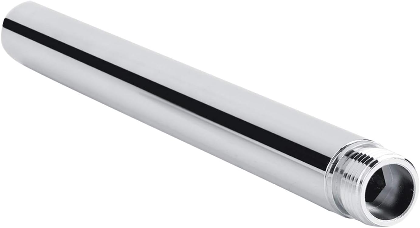 SALALIS 8 Inch Chrome Shower Arm Extension Pipe