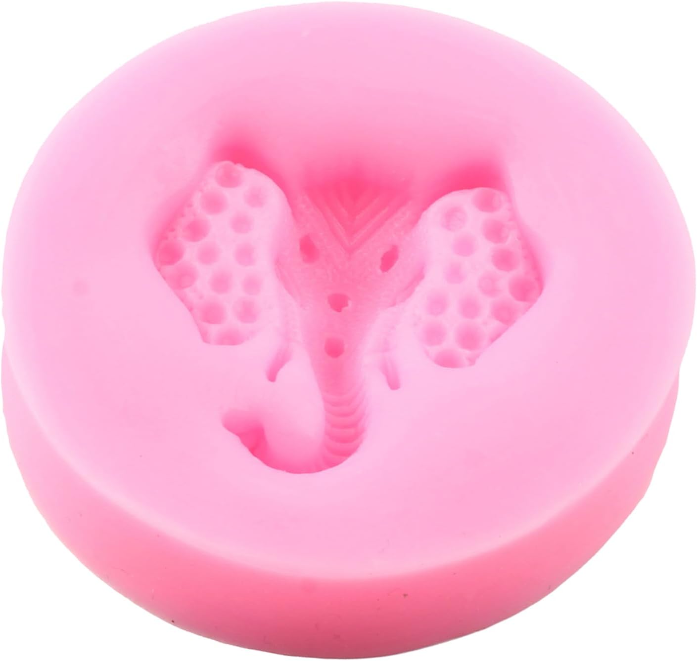 Elephant Head Silicone Fondant Mold for Cake Decoration