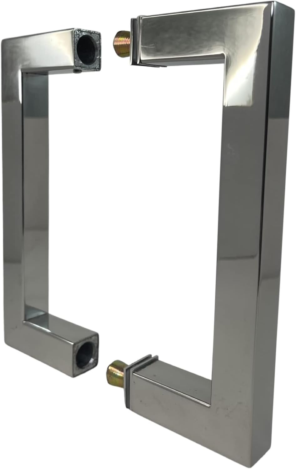 Stainless Steel Shower Door Handle with Installation Kit Chrome 8inch