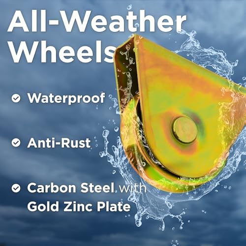 ALEKO 35 Inch V-Groove Gate Wheel