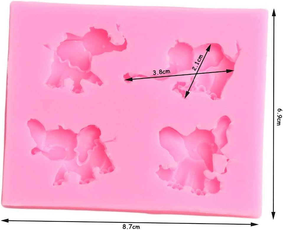 Cataliza Cute Elephant Silicone Mold for Desserts