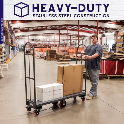 BISupply 16 x 615in Heavy Duty Platform Cart Dolly - 2000lb Capacity