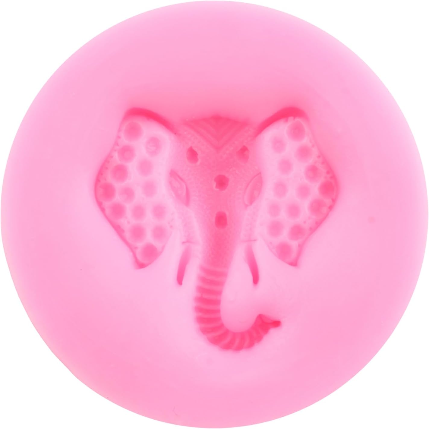 Elephant Head Silicone Fondant Mold for Cake Decoration
