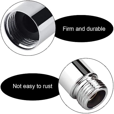 8 Inch Stainless Steel Shower Extension Tube for Modern Bathrooms