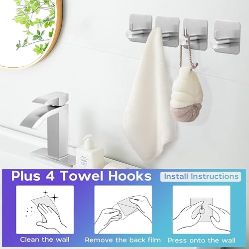 Onader 1 or 3 Hole Brushed Nickel Faucet