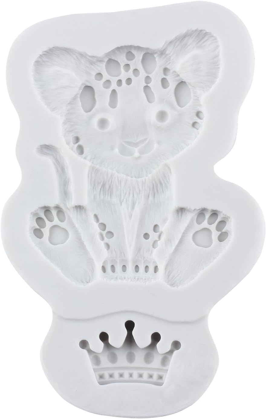 Lingzhi Elephant Lion Fondant Molds Set Of 2