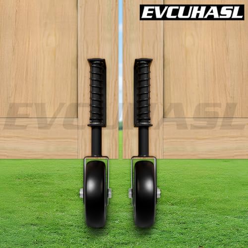 43 Spring Loaded Gate Caster Wheel with Bearing 2 Pack