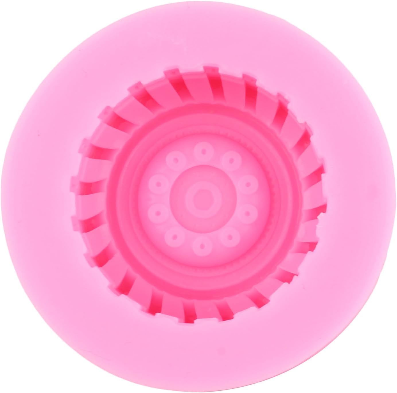 3D Tire Silicone Fondant Mold for Cake Decoration