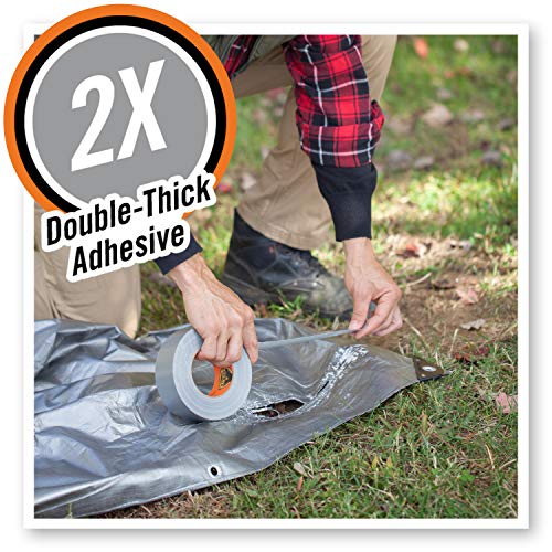 Gorilla Silver Duct Tape 188 x 12 yd Pack of 1 1