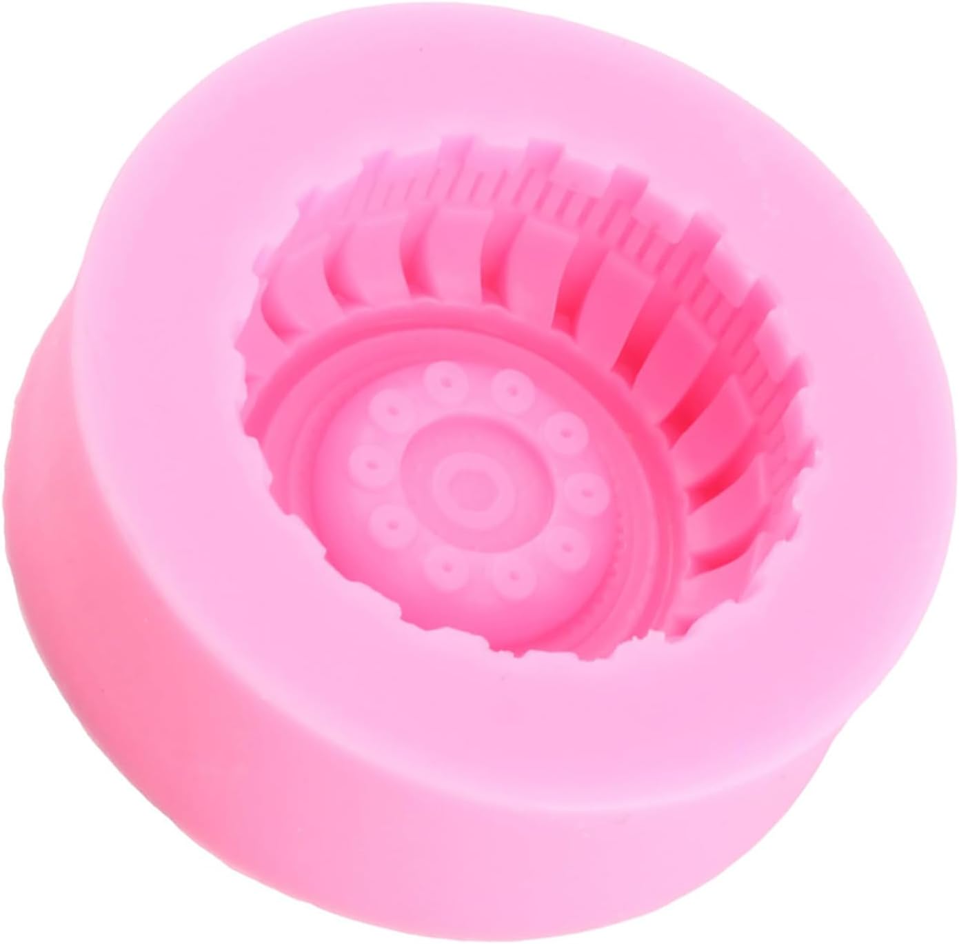 3D Tire Silicone Fondant Mold for Cake Decoration