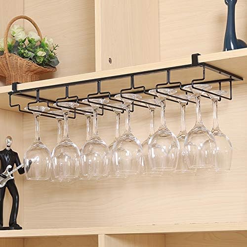 Modern Metal Wine Glass Rack - Multi-Function Storage Organizer