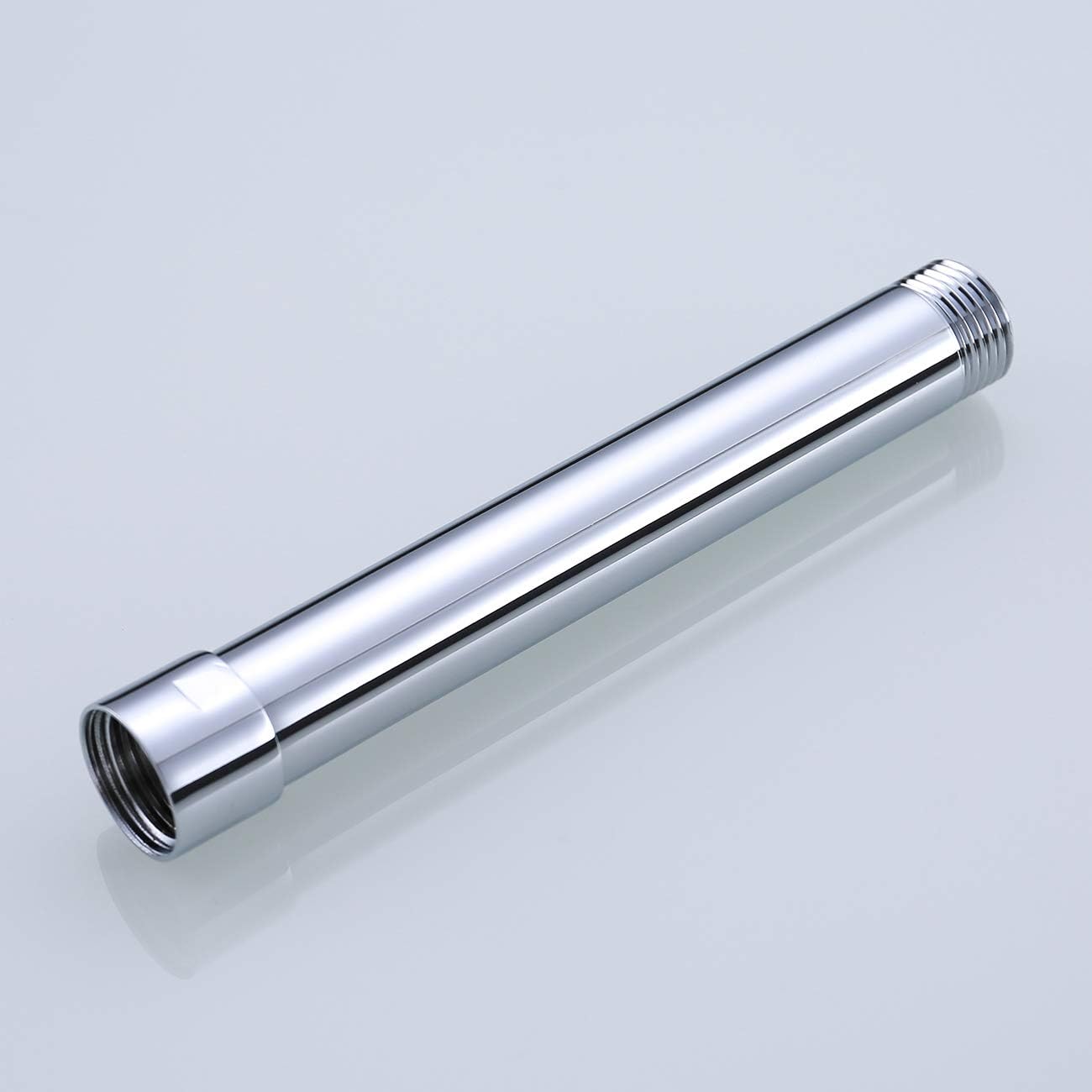Miyili 6 Inch Brass Shower Arm Extension with Chrome Finish