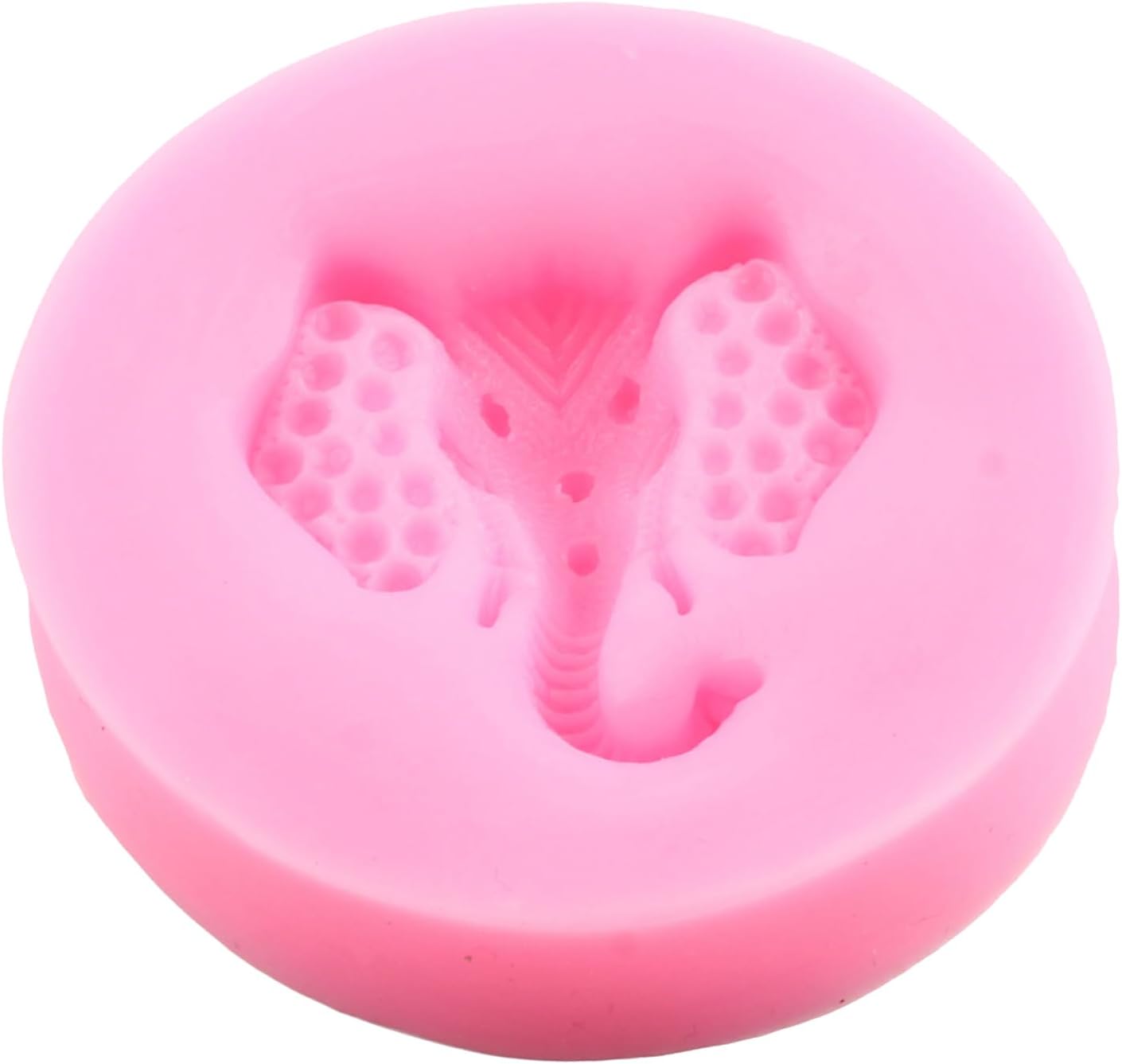 Elephant Head Silicone Fondant Mold for Cake Decoration