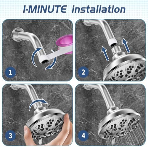 VKZK 10-Mode High Pressure Fixed Showerhead