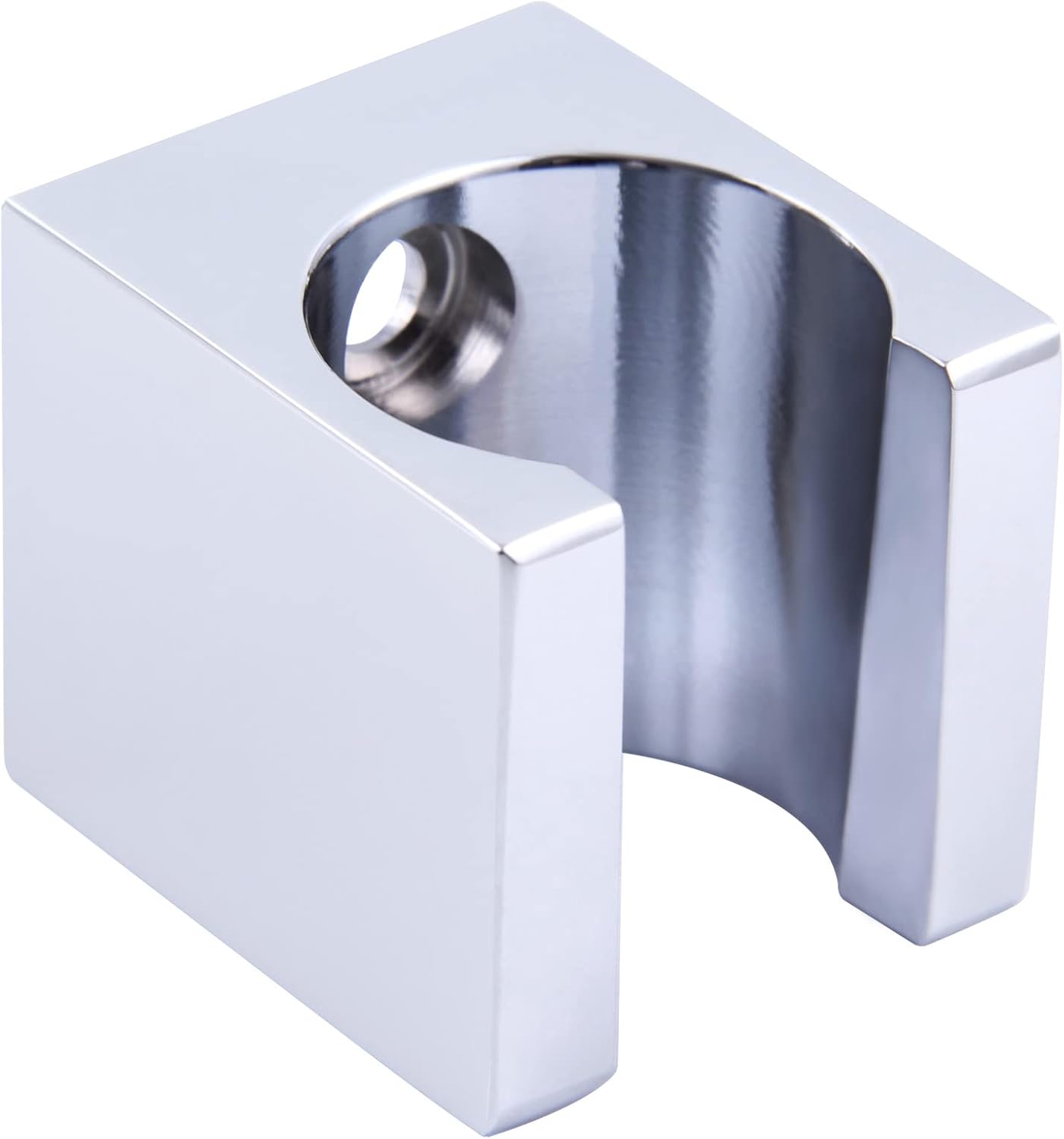 Angle Simple Shower Head Holder Wall Mount Brass Chrome