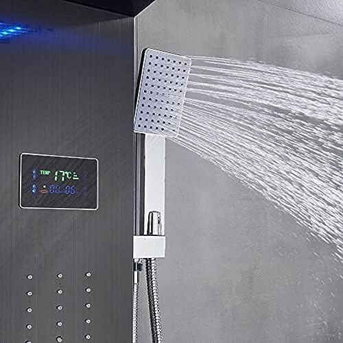 TECKI LED Light Shower Panel With Massager Jets and Body System