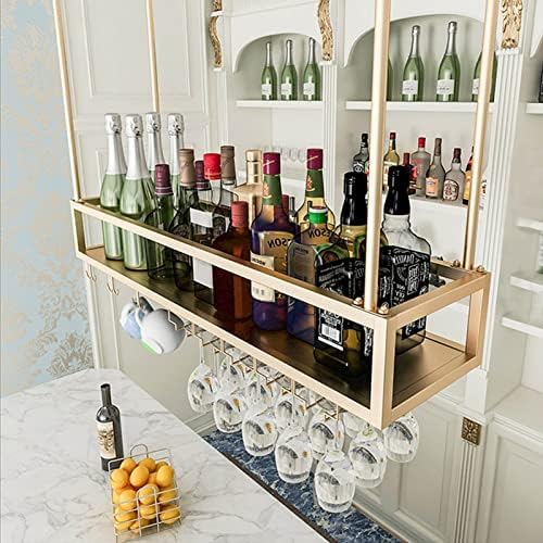 Suuim Metal Ceiling Wine Rack Holder
