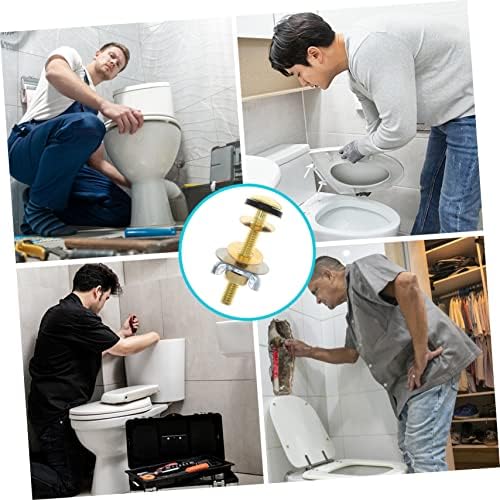 Universal 4 Pcs Toilet Seat Bolts Screws Accessories