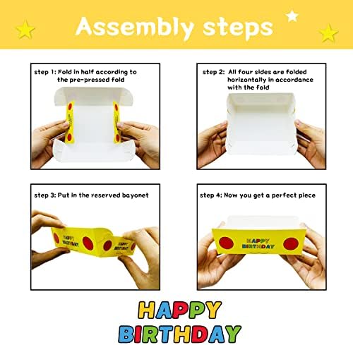 Cartoon Theme Paper Food Trays 24pcs for Anime Party