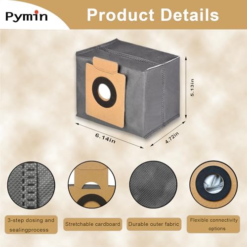 Pymin 20PCS Vacuum Accessories for Eufy X10 Pro Omni Cleaner Robot