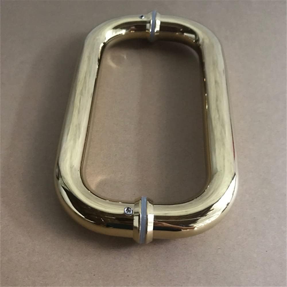 WANLIAN 8 Inch Gold Shower Door Pull Handle