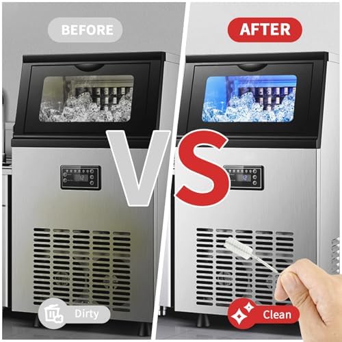 YONHTUTU 16 Pcs Ice Maker Cleaning Brush Set with Rags