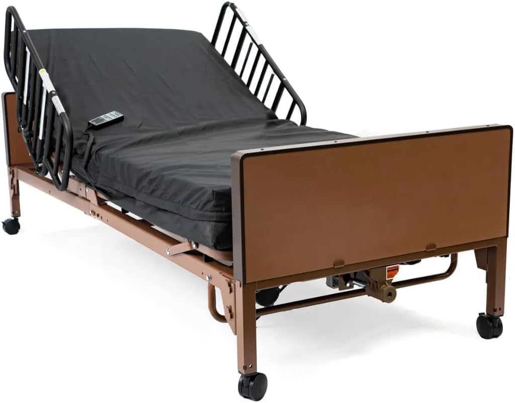 MedPlus Fully Electric Hospital Bed with Scratch-Resistant Panels