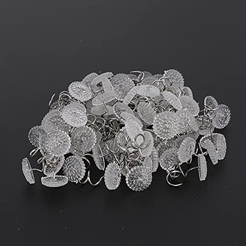 100 PCS Twist Pins with Clear Heads for Upholstery