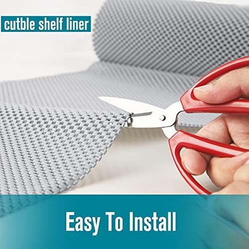 Iwtmm Shelf Liner 177 x 20 Non-Adhesive Non-Slip Durable White