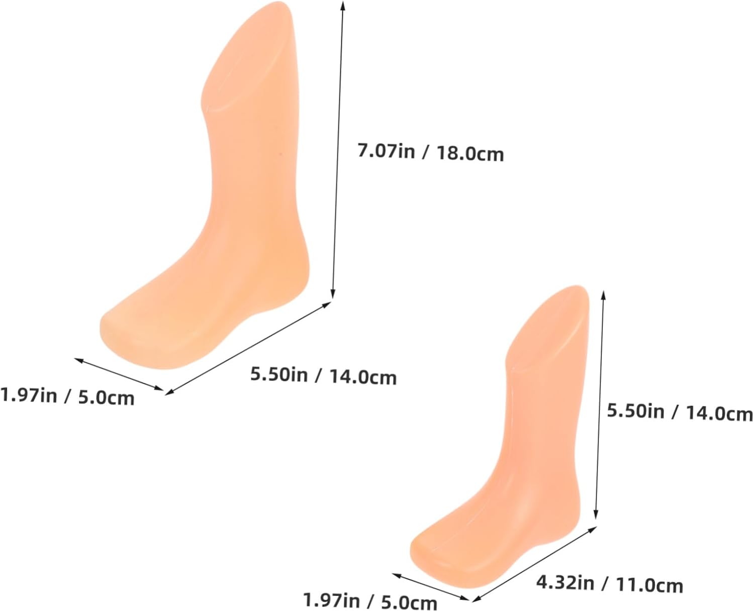 Veemoon 4pcs Baby Shoe Shapers for Store Display