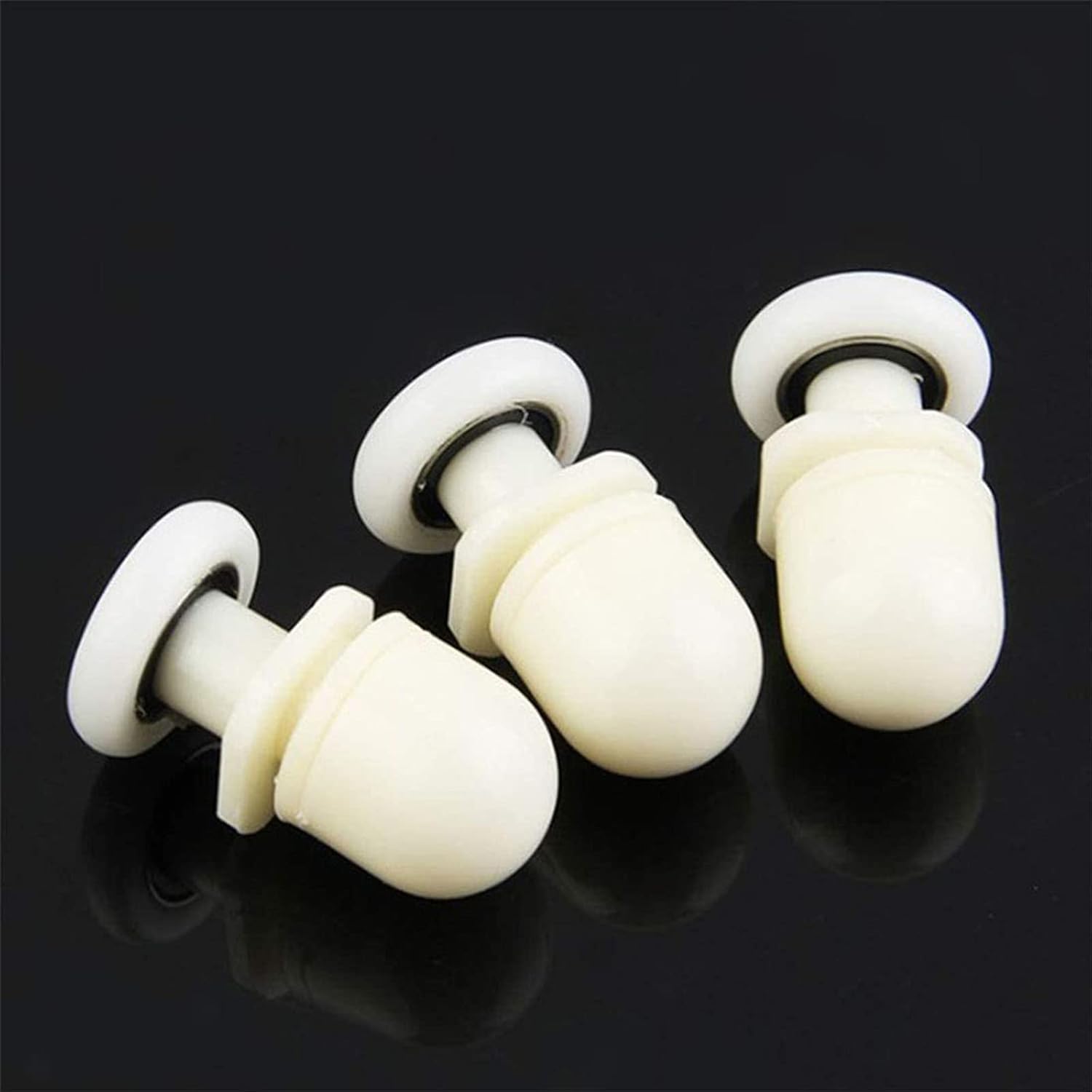 Qikuver 4PCS Shower Door Rollers Replacement 23MM