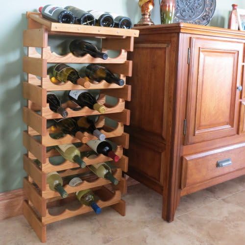 FixtureDisplays 15 Bottle Dakota Wine Rack 1040218-NPF 1