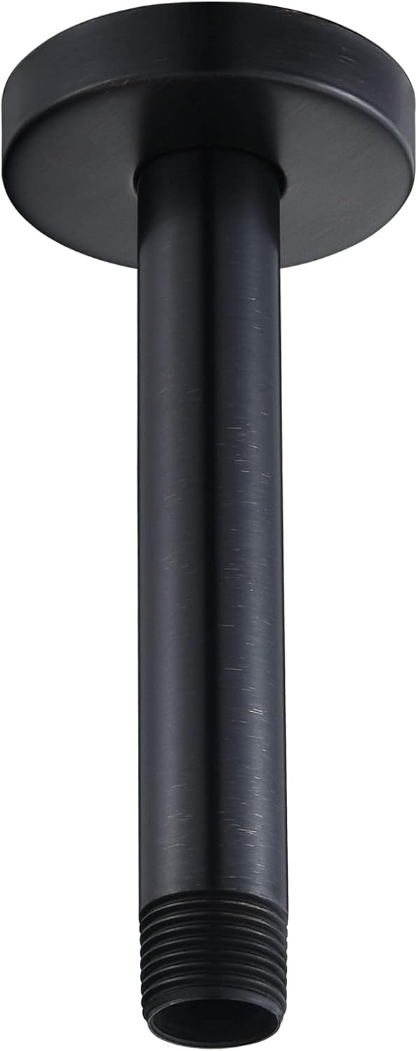 LOWCUS RP61058-RB 6 Inch Anti-Leakage Shower Arm with Flange