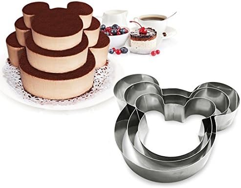 Funwhale 3 Tier Mouse Baking Pans Set