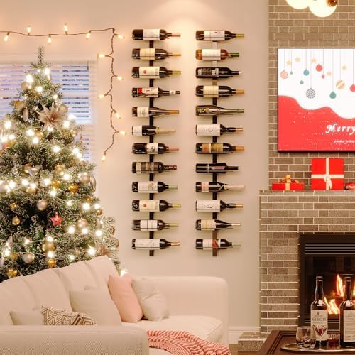 X-cosrack 24 Bottles Wall Mounted Wine Rack